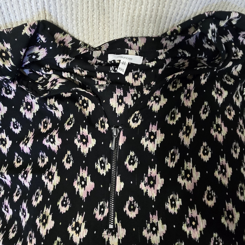 Maurices Ikat Print Blouse